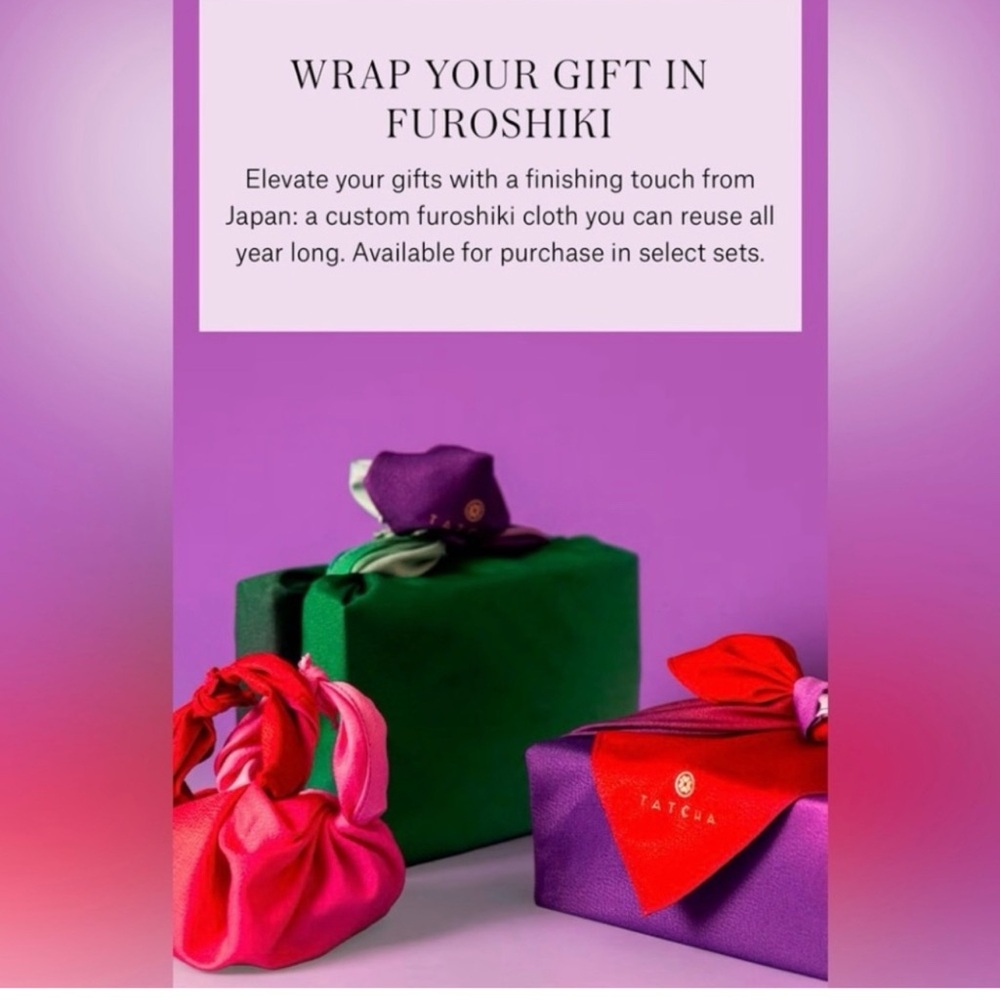 Tatcha Reusable Furoshiki Cloth Wrap - Picture 2 of 8